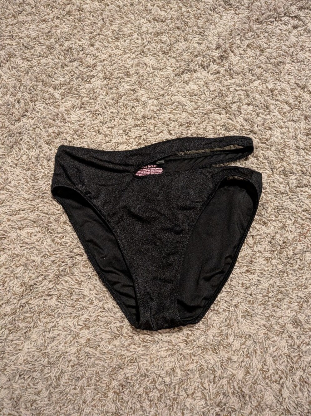 Victoria's Secret shimmer Bikini bottoms featuring a Slit Detail
